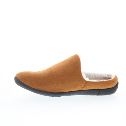 Dr. Comfort Cozy Camel 1130 Mens Brown Wide Synthetic Clogs Slippers Shoes