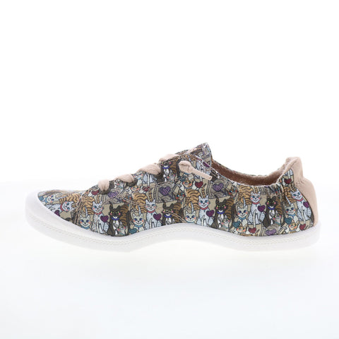 Skechers Beach Bingo Knitting Paws Womens Brown Lifestyle Sneakers Shoes