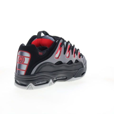 Osiris D3 2001 1141 2756 Mens Black Synthetic Skate Inspired Sneakers Shoes