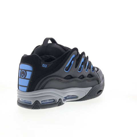 Osiris D3 2001 1141 2932 Mens Black Leather Skate Inspired Sneakers Shoes