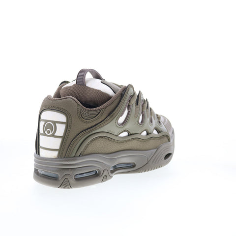 Osiris D3 2001 1141 299 Mens Green Leather Skate Inspired Sneakers Shoes