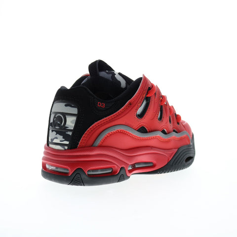 Osiris D3 2001 1141 1996 Mens Red Synthetic Skate Inspired Sneakers Shoes
