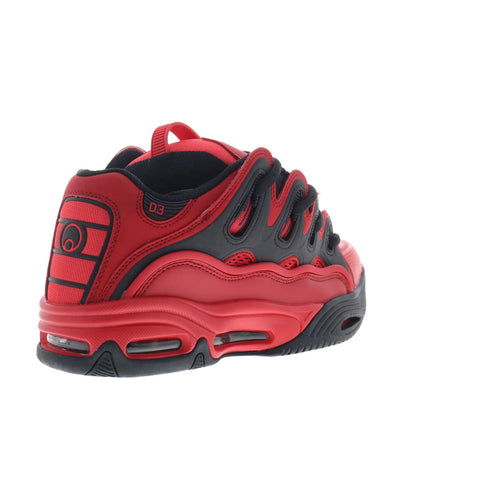 Osiris D3 2001 1141 2930 Mens Red Synthetic Skate Inspired Sneakers Shoes