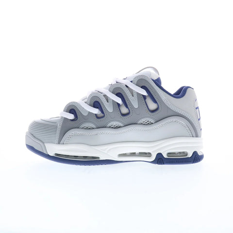 Osiris D3 2001 1141 2941 Mens Gray Leather Skate Inspired Sneakers Shoes