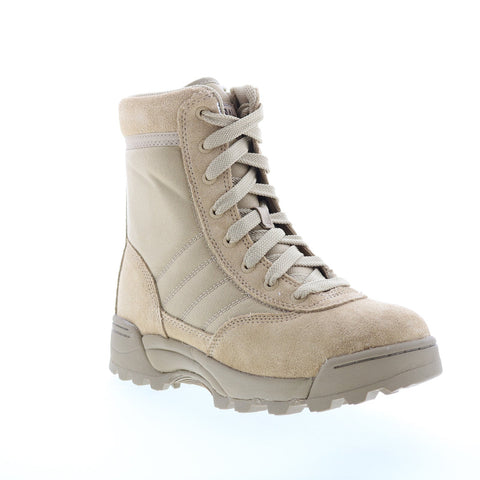 Original Swat Classic 9" Side-Zip 115202 Mens Brown Wide suede Tactical Boots