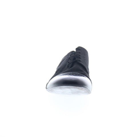 Debut Dia Anero 116 Mens Black Leather Oxfords & Lace Ups Cap Toe Shoes