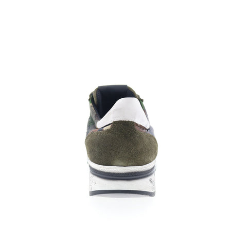 Divine Follie PRU 11768 Mens Green Suede Lace Up Lifestyle Sneakers Shoes