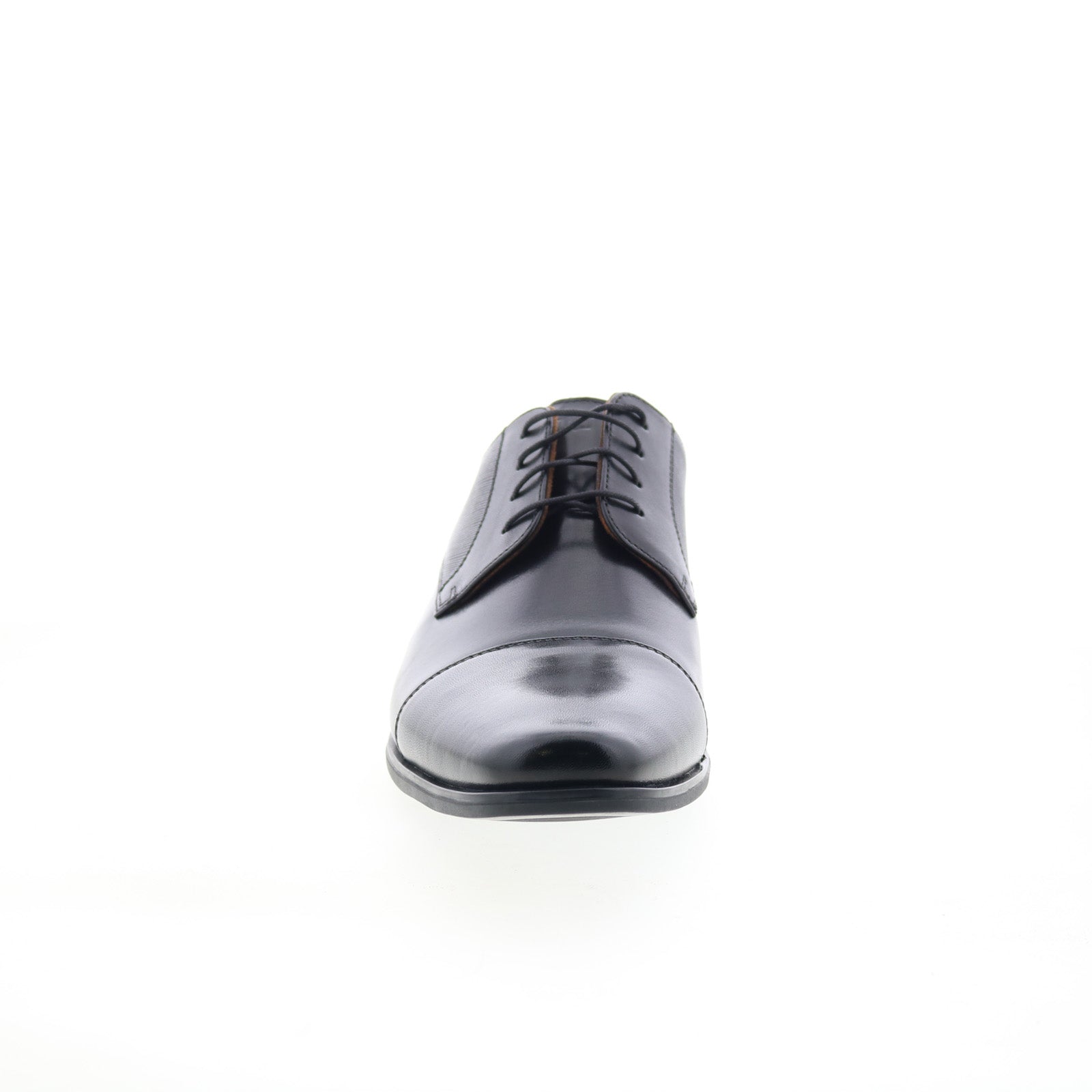 Florsheim Jackson Cap Toe Oxford Mens Black Leather Oxfords 