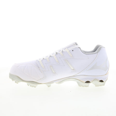 Mizuno 9-Spike Advanced Finch Womens White Athletic Softball Cleats Shoes