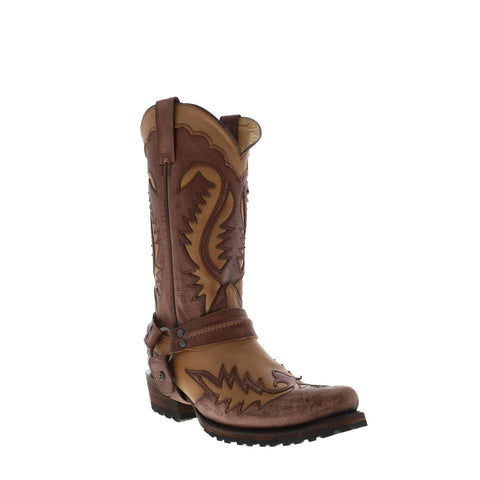 Stetson Outlaw Lug 12-020-6224-3849 TA Mens Brown Cowboy Western Boots