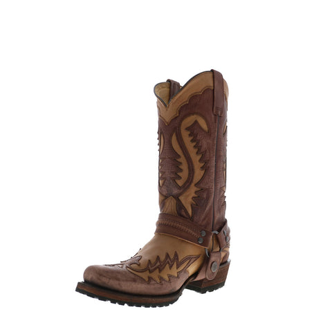 Stetson Outlaw Lug 12-020-6224-3849 TA Mens Brown Cowboy Western Boots