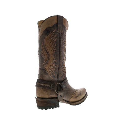 Stetson Outlaw Lug 12-020-6224-4072 BR Mens Brown Cowboy Western Boots