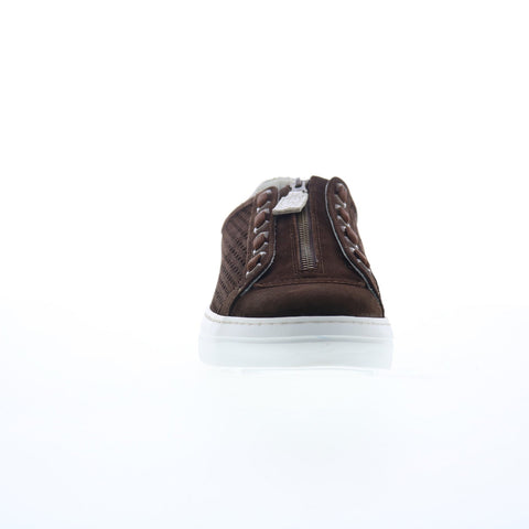 Zelli Italia Asiago Drillo Suede Mens Brown Suede Lifestyle Sneakers Shoes