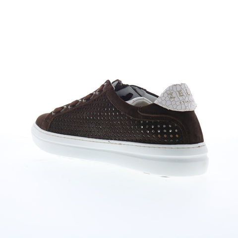 Zelli Italia Asiago Drillo Suede Mens Brown Suede Lifestyle Sneakers Shoes