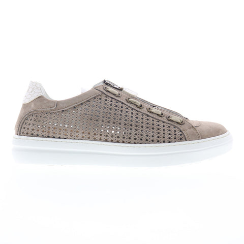 Zelli Italia Asiago Drillo Suede Mens Gray Suede Lifestyle Sneakers Shoes