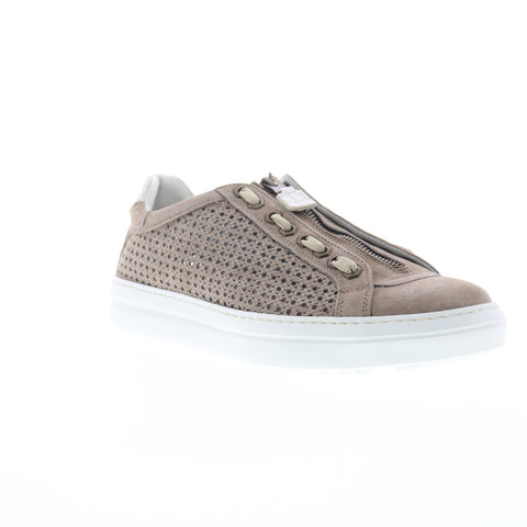 Zelli Italia Asiago Drillo Suede Mens Gray Suede Lifestyle Sneakers Shoes