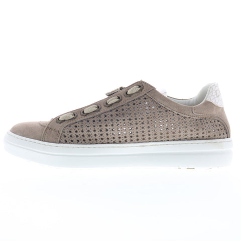 Zelli Italia Asiago Drillo Suede Mens Gray Suede Lifestyle Sneakers Shoes
