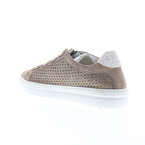 Zelli Italia Asiago Drillo Suede Mens Gray Suede Lifestyle Sneakers Shoes