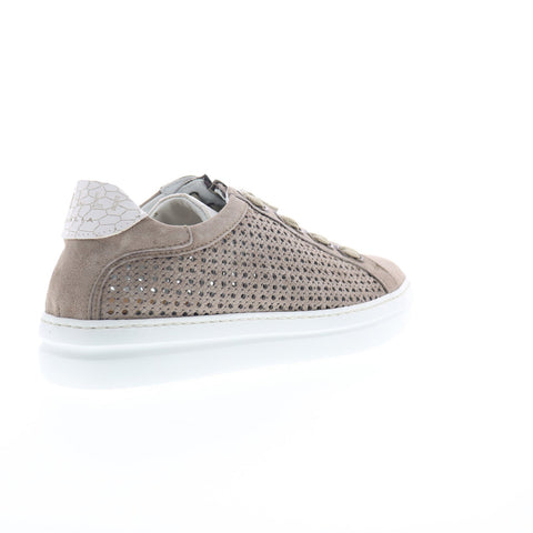 Zelli Italia Asiago Drillo Suede Mens Gray Suede Lifestyle Sneakers Shoes