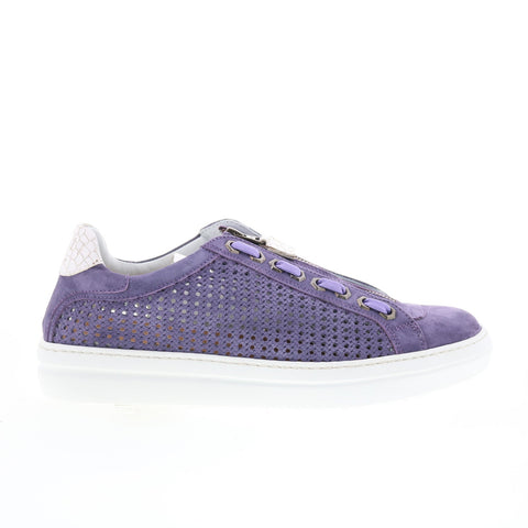 Zelli Italia Asiago Drillo Suede Mens Purple Suede Lifestyle Sneakers Shoes