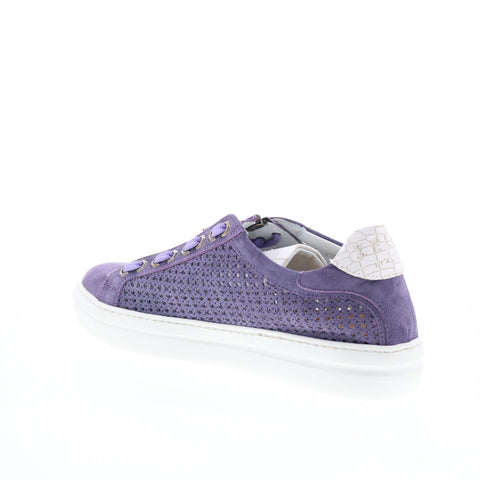 Zelli Italia Asiago Drillo Suede Mens Purple Suede Lifestyle Sneakers Shoes