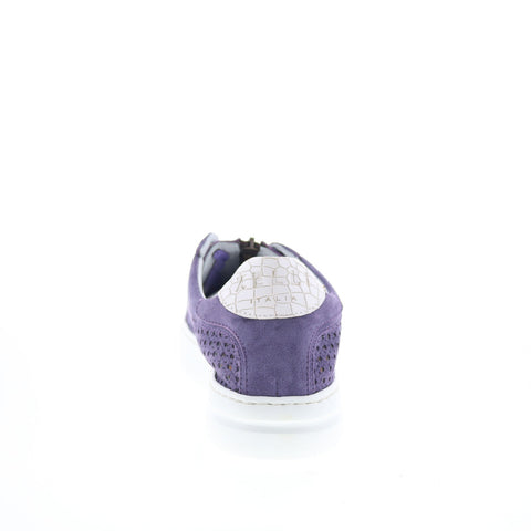Zelli Italia Asiago Drillo Suede Mens Purple Suede Lifestyle Sneakers Shoes