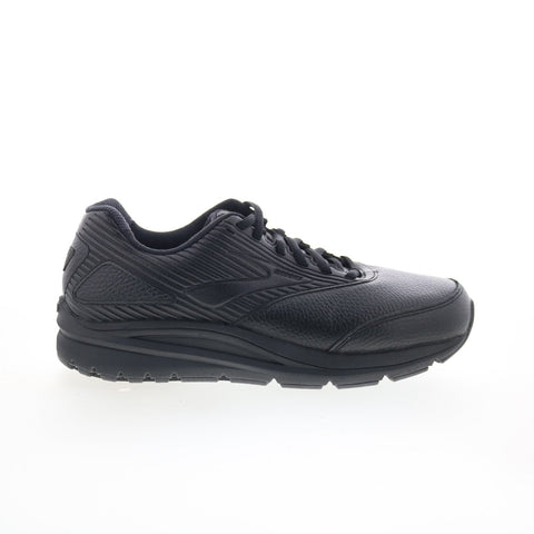 Brooks Addiction Walker 2 Womens Black Leather Lifetsyle Sneakers Shoes