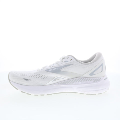 Brooks Adrenaline GTS 23 120381-104 Womens White Wide Athletic Running Shoes