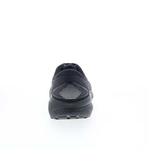 Brooks Ghost 16 120407-020 Womens Black Wide Canvas Athletic Running Shoes