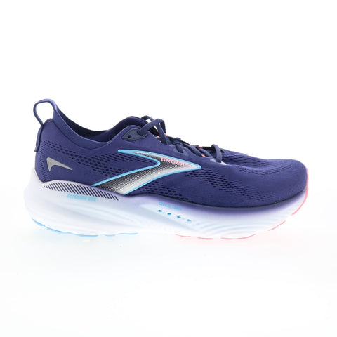 Brooks Glycerin 22 GTS Womens Blue Extra Wide Athletic Running Shoes