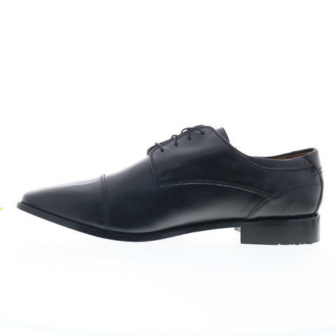 Florsheim Minturn 12048-001 Mens Black Extra Wide 3E Oxfords Cap Toe Shoes