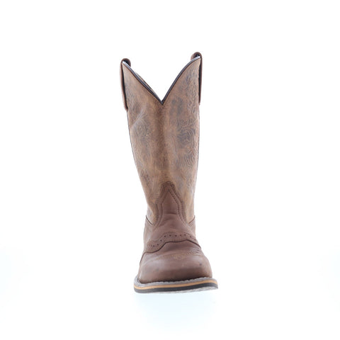Smoky Mountain Boots Brandy 120518-02 Womens Brown Suede Slip On Western Boots