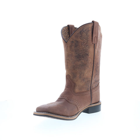 Smoky Mountain Boots Brandy 120518-02 Womens Brown Suede Slip On Western Boots
