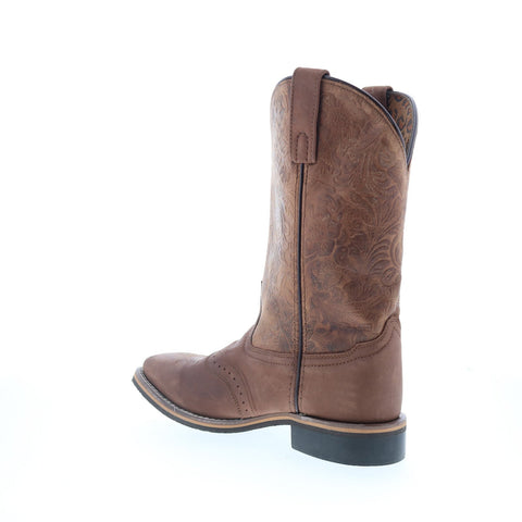 Smoky Mountain Boots Brandy 120518-02 Womens Brown Suede Slip On Western Boots