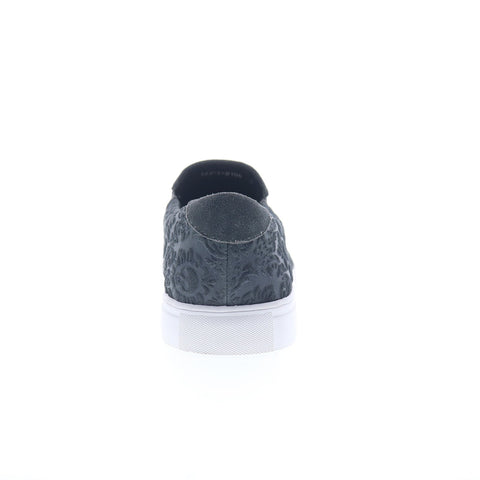 Robert Graham Visanto 123-1-B106 Mens Gray Suede Lifestyle Sneakers Shoes
