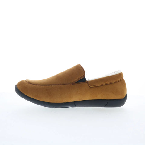 Dr. Comfort Cuddle 1230 Womens Brown Wide Nubuck Loafer Slippers Shoes