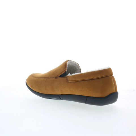 Dr. Comfort Cuddle 1230 Womens Brown Wide Nubuck Loafer Slippers Shoes
