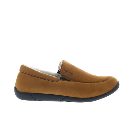 Dr. Comfort Cuddle 1230 Womens Brown Wide Nubuck Loafer Slippers Shoes
