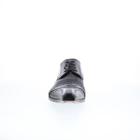 Astton El Paso 1238 Mens Black Oxfords & Lace Ups Wingtip & Brogue Shoes