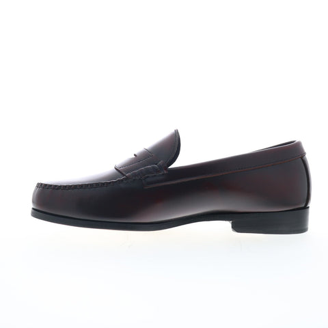 Hitchcock Beef Roll Loafer Mens Burgundy Extra Extra Wide 5E Loafers Shoes