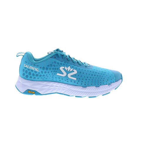 Salming Greyhound 1280080-6807 Womens Blue Mesh Athletic Running Shoes