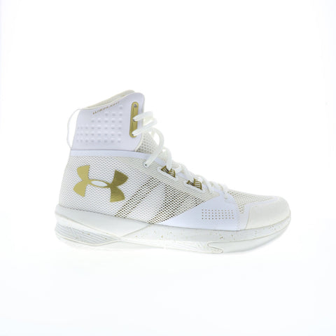 Under Armour Highlight Ace Womens White Mesh Athletic Volleyball Shoes