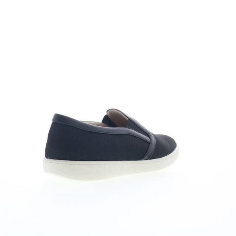 Trotters Alright T2101-427 Womens Black Suede Slip On Lifestyle Sneakers Shoes