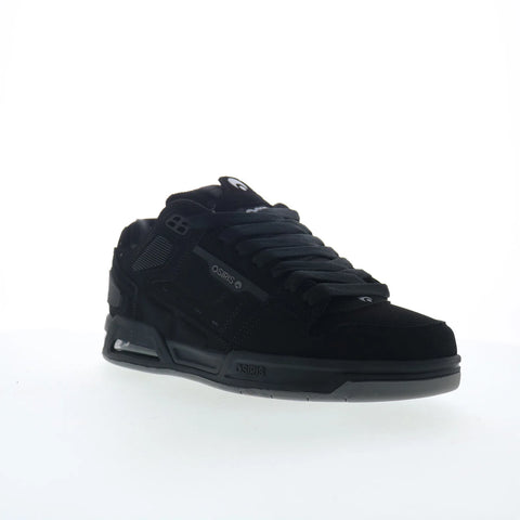Osiris Peril 1308-1874 Mens Black Suede Lace Up Skate Inspired Sneakers Shoes