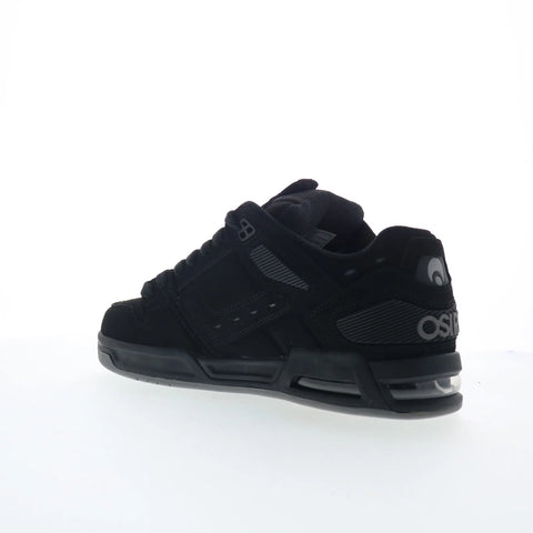 Osiris Peril 1308-1874 Mens Black Suede Lace Up Skate Inspired Sneakers Shoes