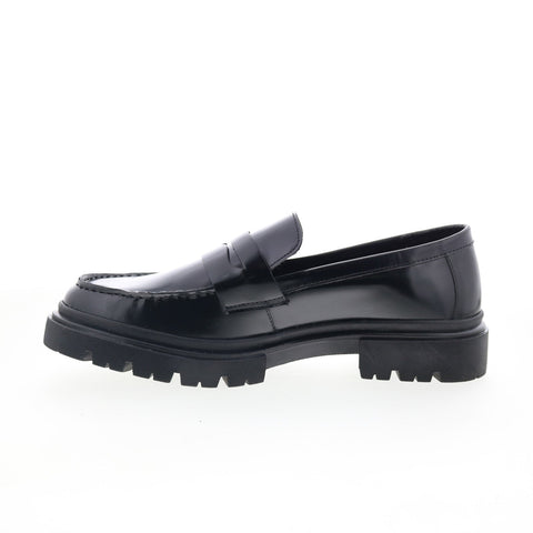 Steve Madden P Zeb 13090 Mens Black Loafers & Slip Ons Penny Shoes