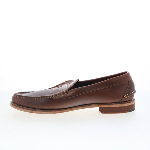 T.B. Phelps 131-23 Made In USA Mens Brown Loafers & Slip Ons Penny Shoes