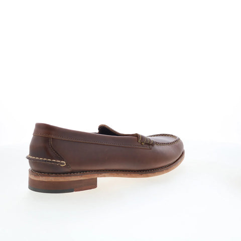 T.B. Phelps 131-23 Made In USA Mens Brown Loafers & Slip Ons Penny Shoes