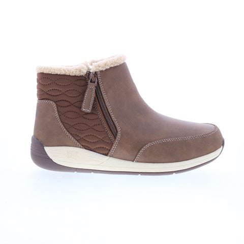 Drew Tabby 13187-69 Womens Brown Wide Synthetic Zipper Casual Dress Boots
