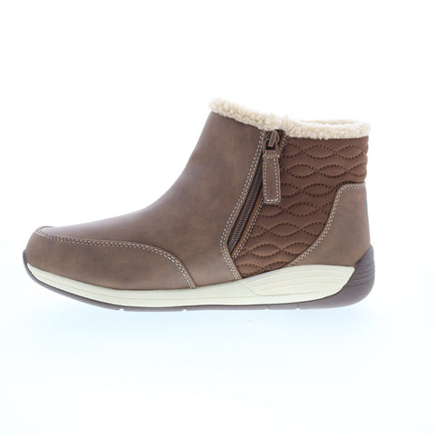 Drew Tabby 13187-69 Womens Brown Wide Synthetic Zipper Casual Dress Boots